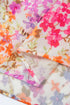 Flirty Floral Fields Puff Sleeve Notched Neck Tiered Mini Dress